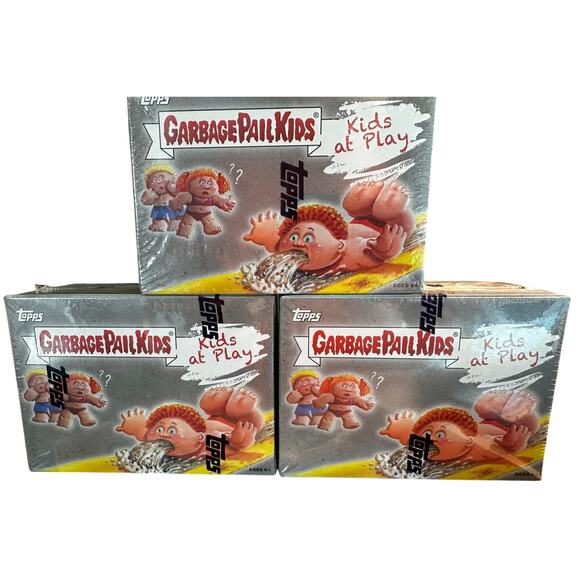 TOPPS  GPK Garbage Pail Kids - Kids At Play 3 Factory Sealed Blaster Box NEW - Picture 3 of 5